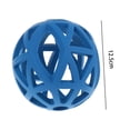 thumbnail image 3 of Pelota de goma maciza con rejilla, juguete para perros, pelota masticable para perros Azul - L, 3 of 9