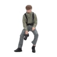 thumbnail image 3 of Modelo de fotógrafo masculino a escala 1:64, figura de fotógrafo sentado, escena de diorama, figura de resina, para micro paisaje de maquetas de ferro, 3 of 9