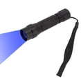 thumbnail image 1 of LED Black Flashlight,LED Blue LED Flashlight Aluminium Alloy Flashlight Hunting Torch Sleek Aesthetic, 1 of 8