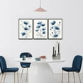 thumbnail image 3 of FCCUYE Navy Blue Wildflower d Canvas Wall Art Set Of 3 Flowers Pictures Prints Flowers Printing Floral Watercolors Flower wall Decor Living Room Bedroom Dinning Room Farmhouse Office-12x16in, 3 of 7