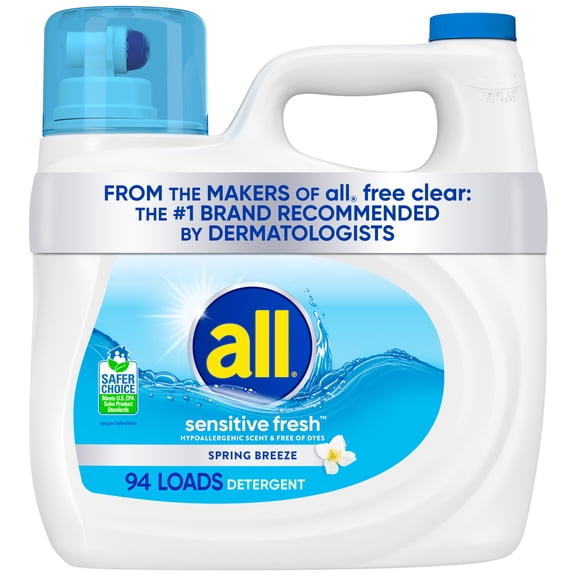 PR All Liquid Sensitive Fresh Spring Breeze 118oz