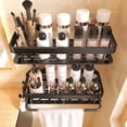 thumbnail image 4 of Estantes de Metal para baño, estante de almacenamiento sin taladro, soporte para champú, organizador de inodoro, accesorios de baño, 4 of 4