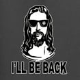 thumbnail image 5 of Wild Bobby Jesus: Ill Be Back Inspirational/Christian Men Graphic Tee, Charcoal, 5X-Large, 5 of 5
