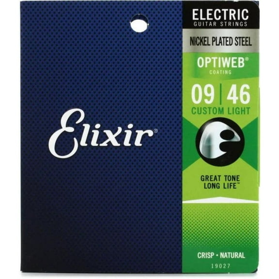 Elixir Optiweb Custom Light 9-46 Electric Guitar Strings
