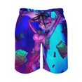 thumbnail image 2 of Hazbin Hotel Mens Board Shorts Quick Dry Swim Trunk Lightweight Soft Swimsuit Bathing Suit for Boys XL, 2 of 8