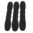 thumbnail image 1 of 3 Piezas Esponja Negra DIY Peinado Para El Pelo Soporte Cola De Caballo 9' Por Unique Bargains, 1 of 2