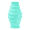 Cyan, variant on Collapsible Silicone Water Cup, Portable Foldable Travel Drinking Cup with Space Saving Design, Reusable Silicone Mug for Outdoor, Camping, Office and Everyday Use