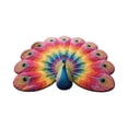 thumbnail image 4 of 3D Visual Peacock Entryway Doormat, Home Bathroom Decorative Floor Mat - Durable, Non-Slip, Water-Absorbent, Easy To Clean & Maintain - For Indoor Home, Entryway, Bathroom, High, 4 of 4