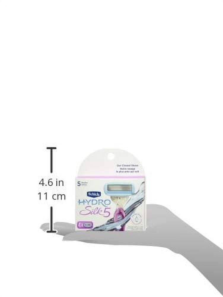 Schick Hydro Silky Smooth Moisturizing Razor Blade Refills for Women, 4ct