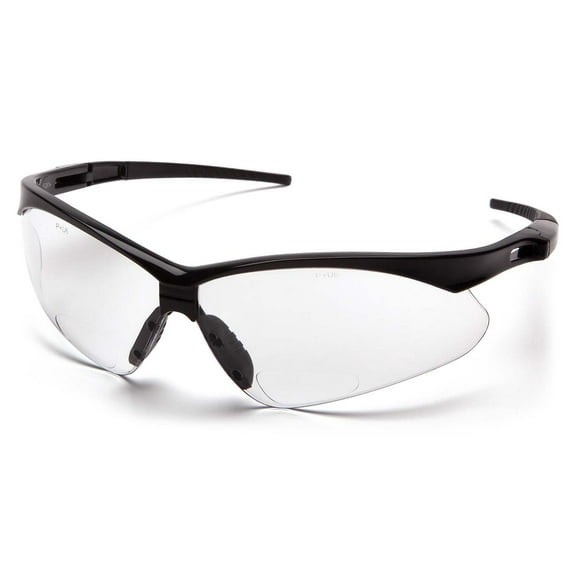 Black Frame/Clear  2.0 Reader Lens with Black Cord