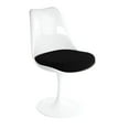 thumbnail image 4 of Heavenly White Tulip Armless Chair with Cushion SET OF 3, 4 of 6