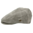 thumbnail image 4 of Men's Cotton Plaid Newsboy Ivy Caps Flat Ivy Caps Snap Brim Ivy Caps, 4 of 6
