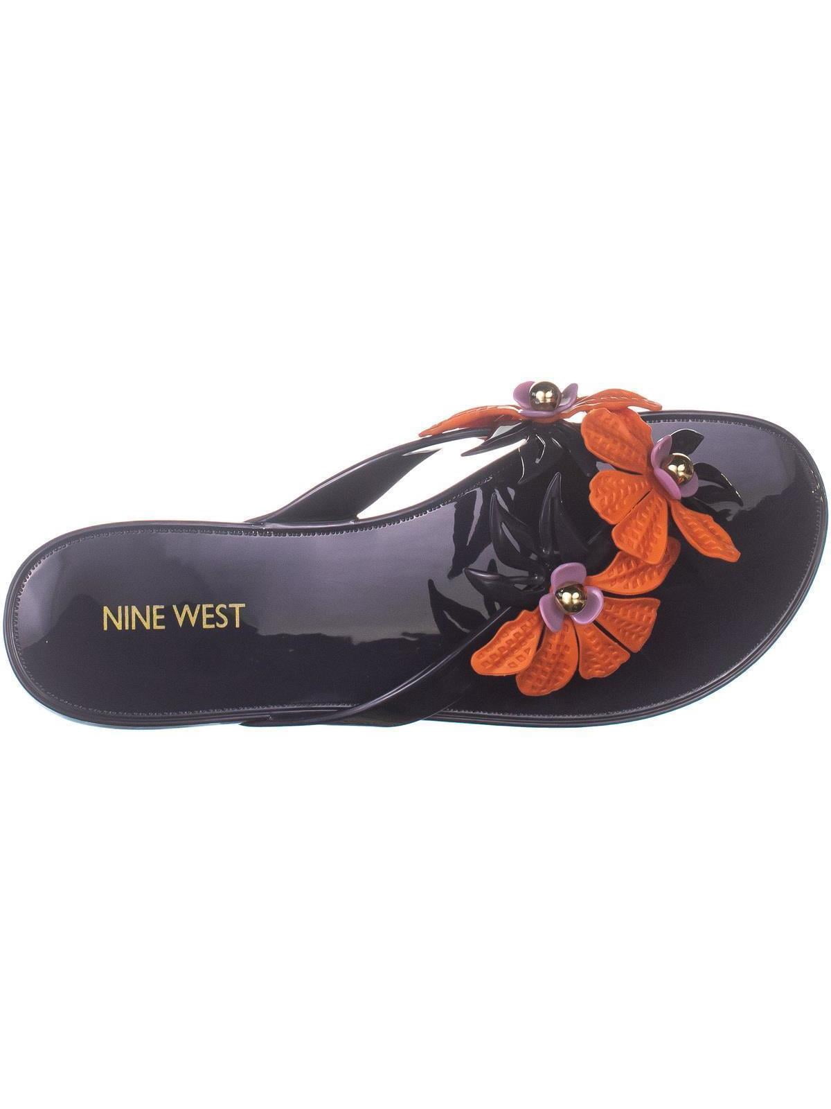 nine west floral sandals