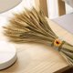 thumbnail image 4 of Tallos de trigo seco, 100 tallos de decoración de trigo natural para el hogar, la cocina, la boda de Navidad, 4 of 5