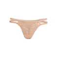 thumbnail image 2 of No Boundaries Strappy Lace Thong Panty, Women's and Women's Plus, 2 of 2