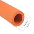 thumbnail image 3 of Uxcell Foam Tubing for Handle Grip Support Orange 0.87inch ID 1.26inch OD, 3 of 6