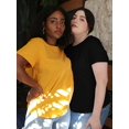 thumbnail image 4 of POSESHE Plus Size Women's Cotton Essential T-shirt, M-5XL, 4 of 6