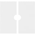 thumbnail image 4 of 24"OD x 4"ID x 8 1/4"C x 1"P Rubik Architectural Grade PVC Contemporary Ceiling Medallion, Two Piece, 4 of 11