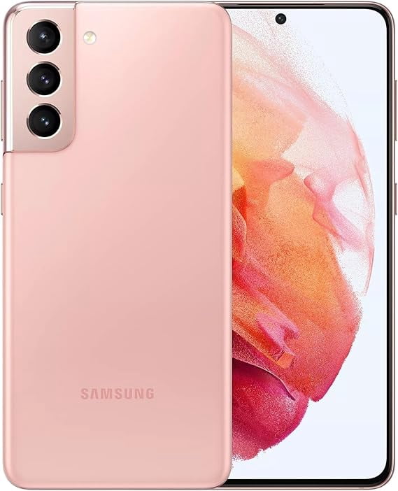 Restored Samsung Galaxy S21 5G Phantom Good SM-G991U - Unlocked - 128GB Pink (Refurbished)