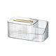 thumbnail image 4 of Caja de Almacenamiento de Pañuelos Multifuncional con Organizador de Tocador, Soporte pa Caja de Pañuelos pa Encimeras de Tocador de Baño, Escrito Clo Soledad Sostenedor del tejido, 4 of 6