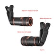 thumbnail image 2 of Lente del teléfono 8X Zoom Optical Smartphone Teleobjetivo Lente Telescopio Portátil Teléfono Móvil con Clip Universal para iPhone Samsung HUAWEI Xiaomi HTC La mayoría de los Teléfonos Meterk Lente del teléfono, 2 of 7