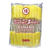 Ziegenfelder Budget Saver Banana Twin Pops, 42.3 fl oz, 18 Ct