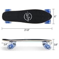 thumbnail image 3 of BELEEV Planches à Roulettes Cruiser pour Débutants, Planche à Roulettes Concave 7 Plis Canadian Maple Double Kick Deck avec T-Tool de Skate, Planche à Roulettes Complète 22 x 6 Pouces pour Enfants Ados Adultes, Bleu, 3 of 10
