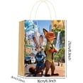 thumbnail image 3 of 12PCS Cartoon City Animal Themed Party Gift Bags with Handles, Kraft Paper Treat Bags for Kids Birthday Party, Candy Snack Favor Bags for Festivals and Celebrations, 3 of 5
