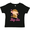 thumbnail image 3 of Inktastic Big Sis Monkeys Girls Toddler T-Shirt, 3 of 5