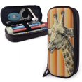 thumbnail image 1 of Trousse à Crayons Style Croquis Portrait d'Une Girafe Grande Capacité, 1 of 4