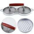 thumbnail image 1 of Double Burger Press Non-Stick Hamburger Press  Hamburger Maker Kitchen Tools, 1 of 8