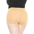 thumbnail image 3 of Stretch Is Comfort Women's Nylon/Spandex Booty Shorts | Small- 3x, 3 of 7