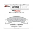 thumbnail image 2 of Wilwood 150-D1330K ProMatrix Brake Pad Set, Pad #D1330, 2 of 2