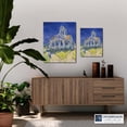 thumbnail image 3 of Art Prints Wall Décor, Church in Auvers Canvas Print, Vincent Van Gogh Wall Art, Van Gogh Canvas, Ready To Hang for Living Room Home Wall Décor 16x20, 3 of 7