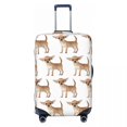 thumbnail image 1 of Custom Golden Retriever Dog Luggage Cover Elastic Travel Suitcase Protective Covers Fits 18-32 Inch, 1 of 1
