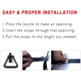 thumbnail image 4 of 2 pcs Gymnastic Rings with Adjustable Buckle Straps Professional Fitness Rings with Anti-Slip Sweat-Absorbent Hand Tapes Perfect for Workout, 4 of 8