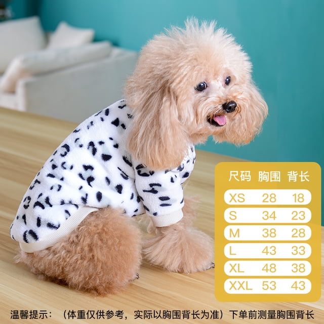 Perro Gato Disfraz Franela Perro Ropa Suave Cómoda Mascota Otoño E Invierno Ropa Cálida seitruly PT002637-10