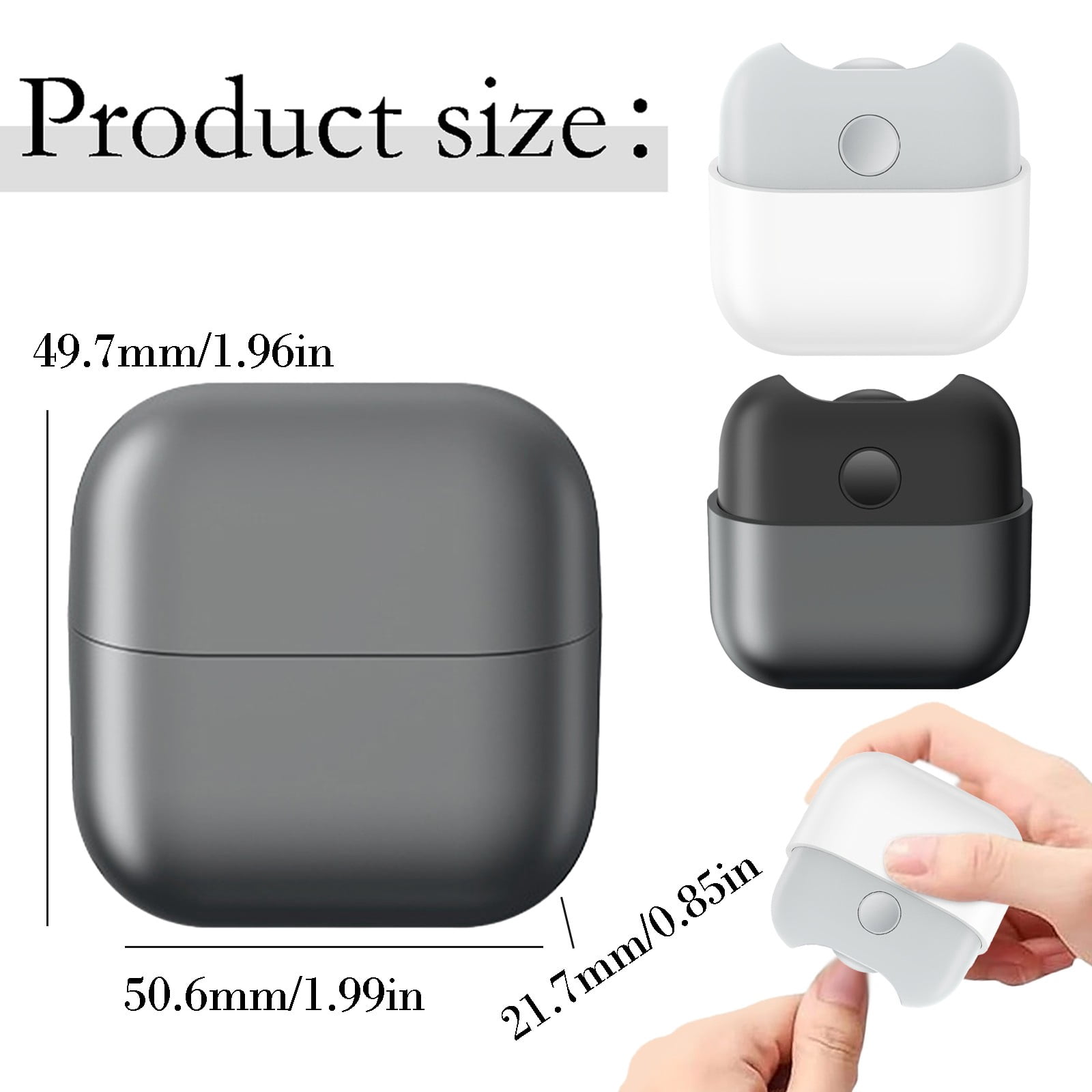 Electric Nail Clipper with LED Light - 2 Speed Automatic Nail File and Grinder, Quiet USB Rechargeable Nail Trimmer with Dust Collection for Adults Seniors Daily Care Use, Portable
