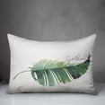 thumbnail image 3 of Creative Products Green Gather Leaf 14x20 Spun Poly Pillow, 3 of 3