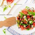 thumbnail image 6 of 2 Pcs Handmade Bamboo Salad Forks,Natural Wood Salad Hands,Natural Salad Claws Set,Kitchen Serving Utensils for Serving & Tossing Salad Pasta Fruit By Scheam, 6 of 7