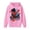 Pink, variant on Youth Superhero Team Graphic Hoodie, Long Sleeve Pullover Fleece Costume Outwear for Holiday Gift and Party, Gray, 160