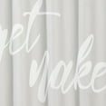 thumbnail image 5 of Fabric Shower Curtain, Get Naked Print with Reinforced Buttonholes - for Bathroom Showers, Stalls and Bathtubs, Easy Care, Machine Washable - 72 x 72 Inch - White/Light Gray, 5 of 6