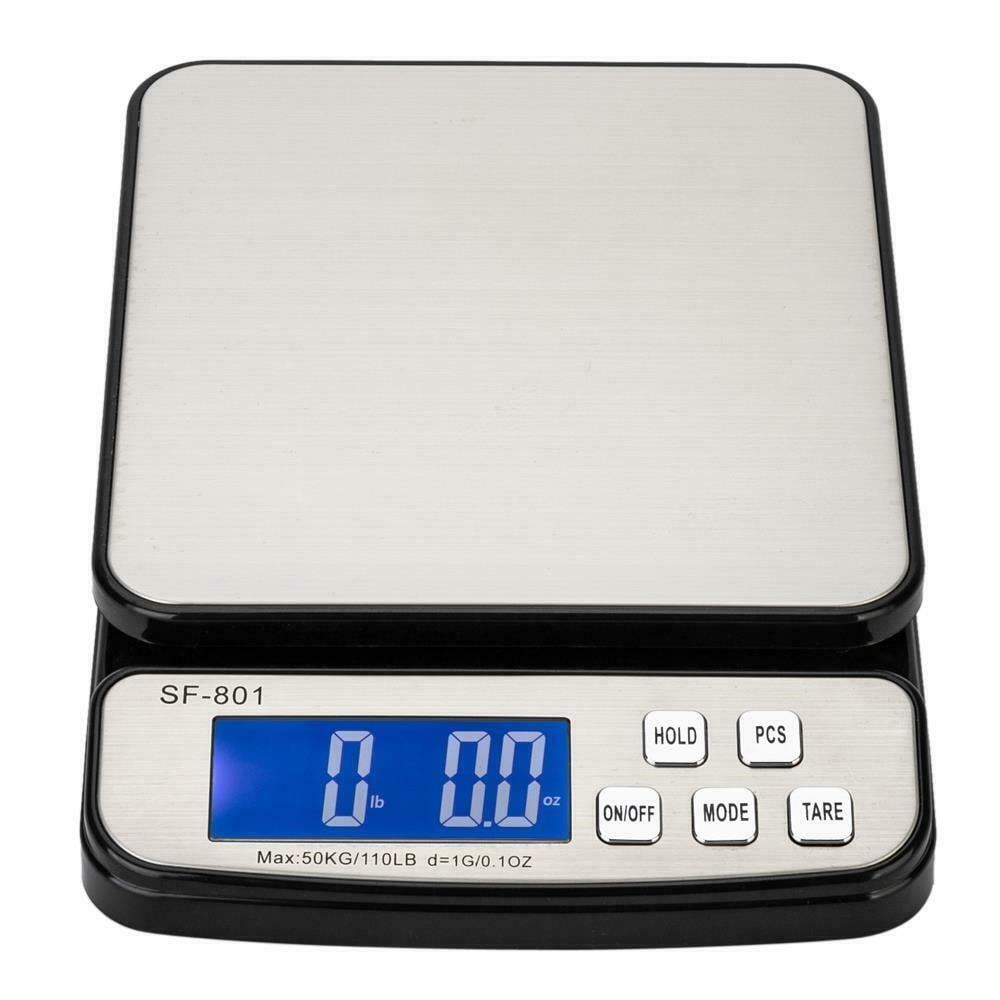 SF-801 110 LB/0.02LB Digital Shipping Postal Scale Mail Packages W/DC 6V Adapter 