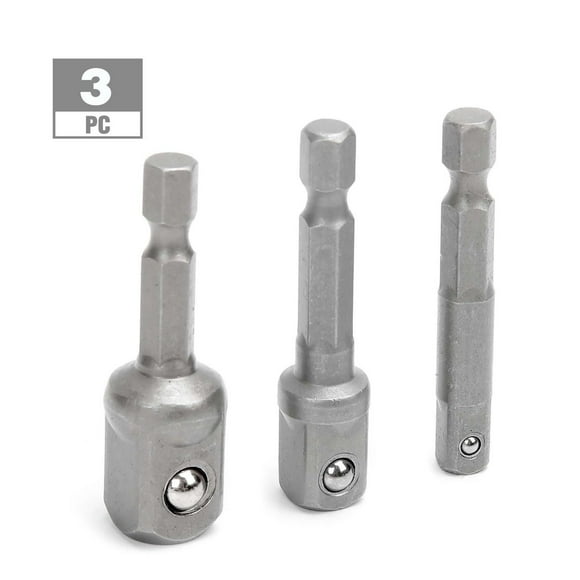WorkPro Socket Adaptor Set - 3 Piece