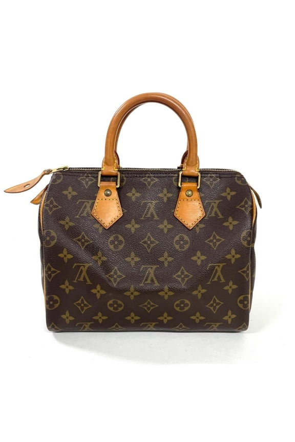 Pre-Owned Louis Vuitton Speedy 25 Handbag, Monogram Canvas, M41528, Brown (Older Model)