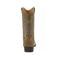 thumbnail image 4 of Kensie Girl Zip-up Toddler Heel Cowgirl Boots - Taupe, 7, 4 of 6