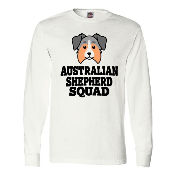 Inktastic Dog Australian Shepherd Squad Long Sleeve T-Shirt