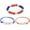 Orange/Blue, variant on Baseball Bracelet, Bling Rhinestone Beaded Chain with 2 Adjustable Wax Cord Bracelet for Men Women Players Yellow/Green -