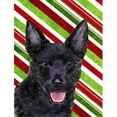 thumbnail image 1 of 11 x 15 In. Australian Kelpie Candy Cane Holiday Christmas Flag, Garden Size, 1 of 1