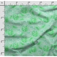 thumbnail image 2 of Soimoi Watercolor Fruit Printed, Poly Canvas Fabric, Decor Sewing Fabric by The Yard 56 Inch Wide,Decorative Fabric for Curtains Tote Bags, Pear Green, 2 of 5